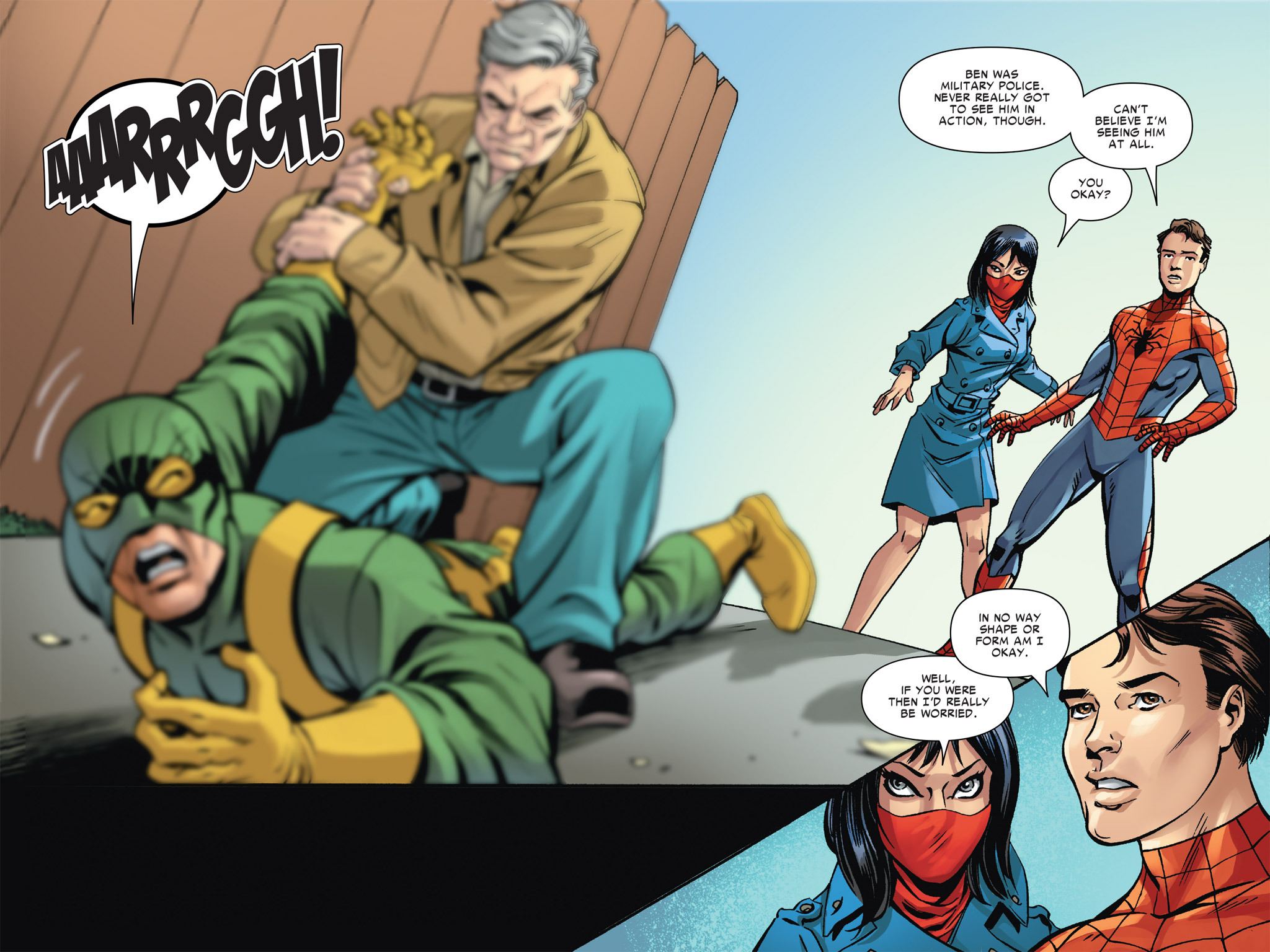 Read online The Amazing Spider-Man & Silk: The Spider(fly) Effect (Infinite Comics) comic -  Issue #3 - 27