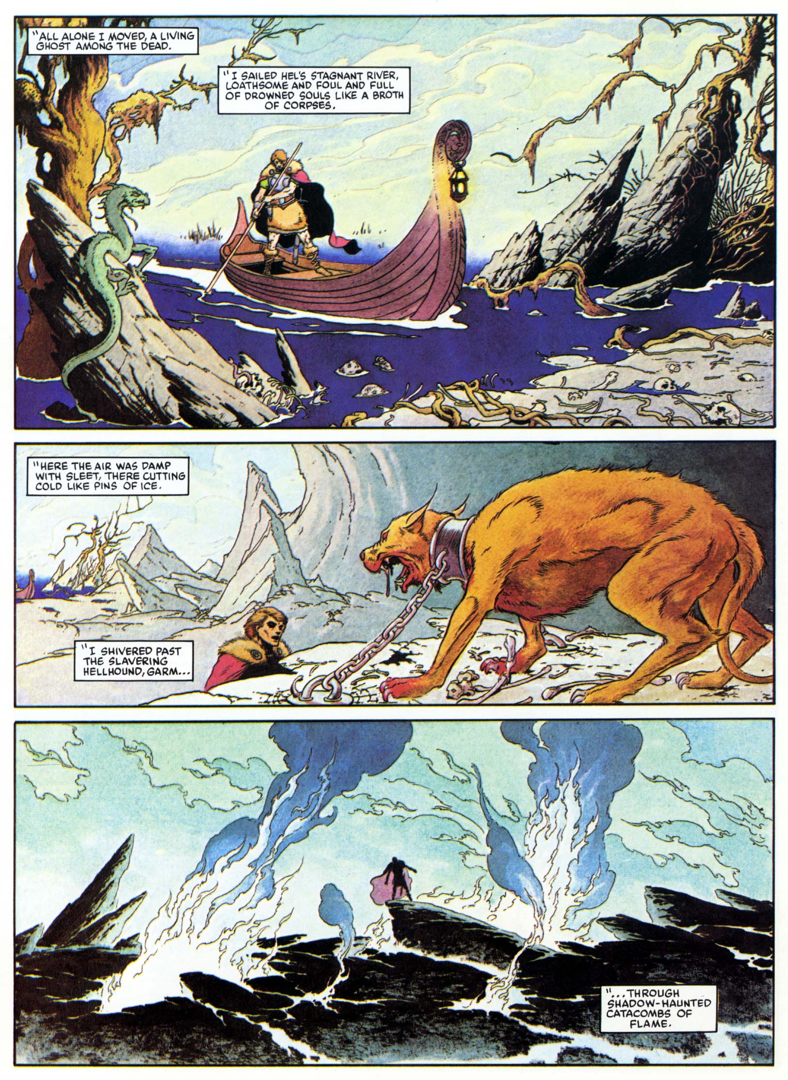 Read online Marvel Graphic Novel comic -  Issue #15 - The Raven Banner - 33
