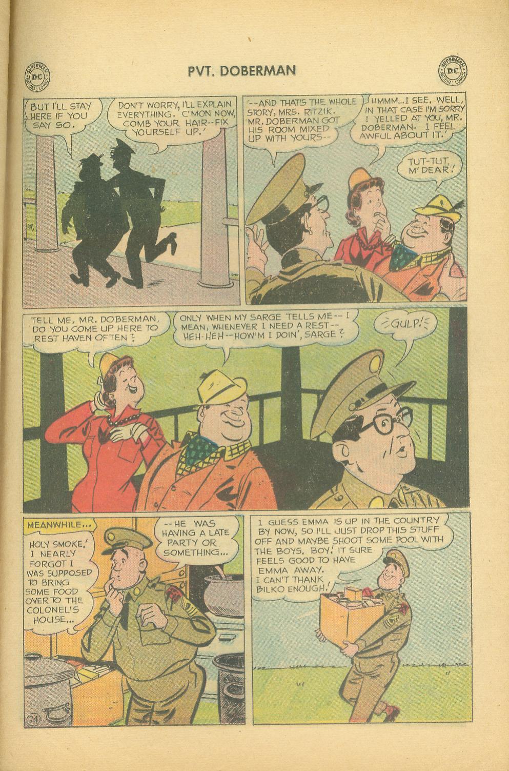 Read online Sgt. Bilko's Pvt. Doberman comic -  Issue #5 - 27
