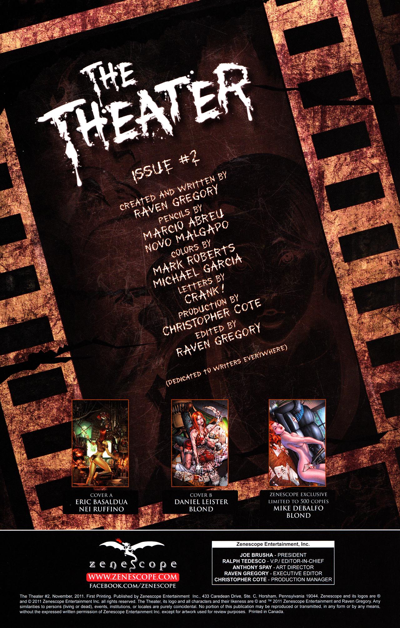 Read online The Theater comic -  Issue #2 - 4