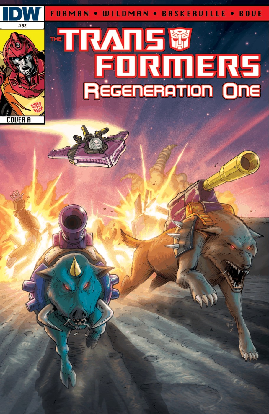 Read online The Transformers: Regeneration One comic -  Issue #92 - 1