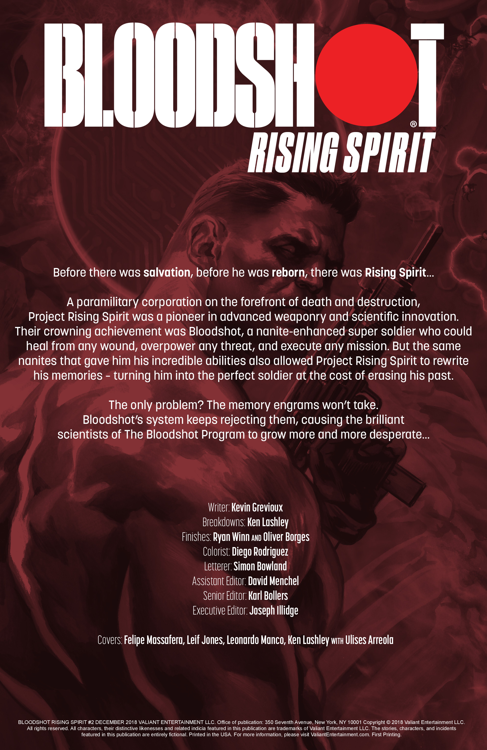 Read online Bloodshot Rising Spirit comic -  Issue #2 - 2
