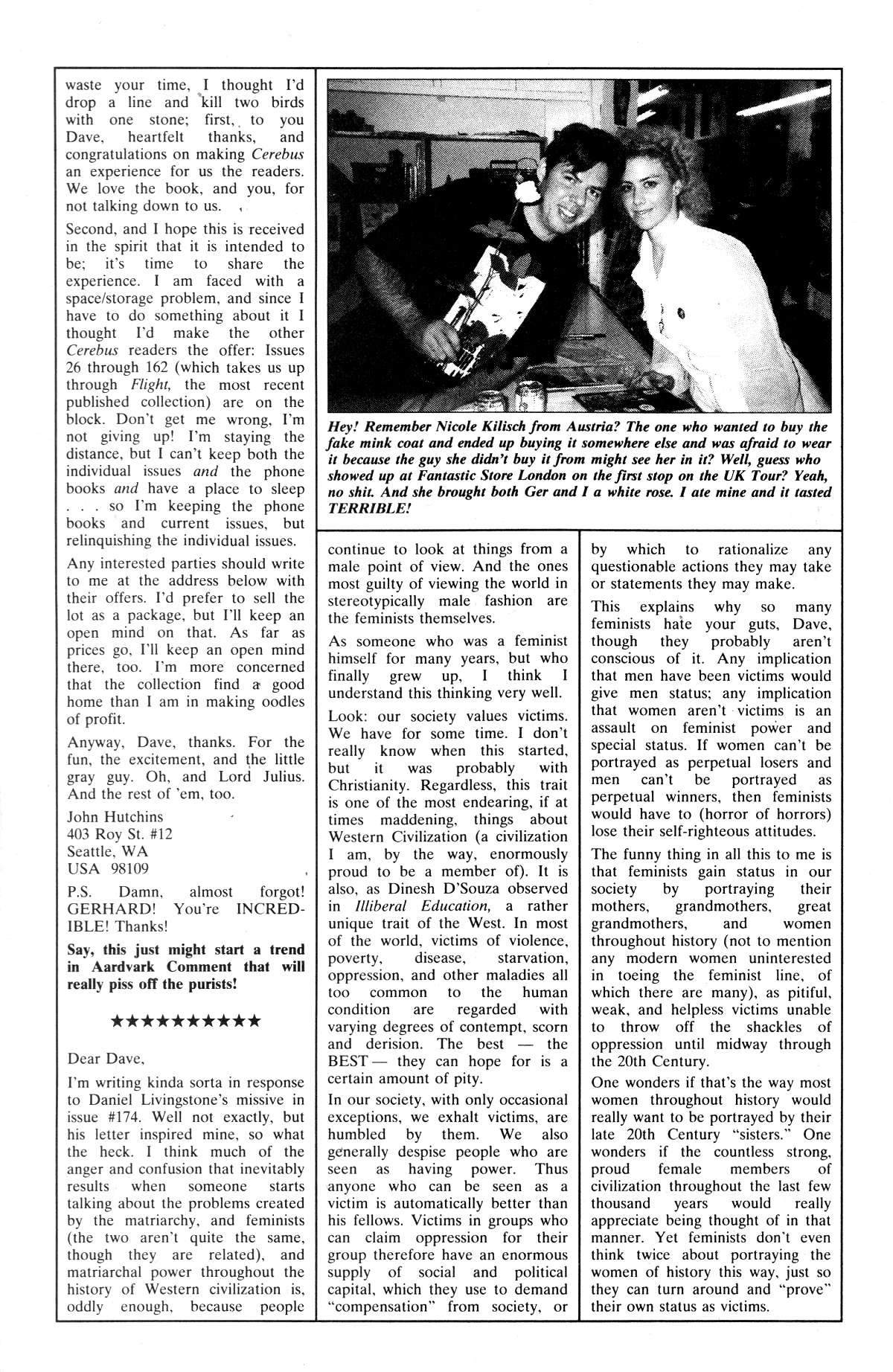 Read online Cerebus comic -  Issue #177 - 20