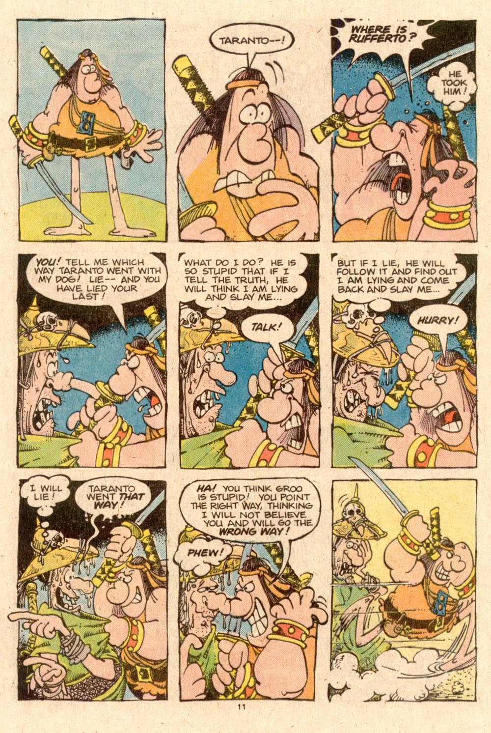 Read online Sergio Aragonés Groo the Wanderer comic -  Issue #30 - 11