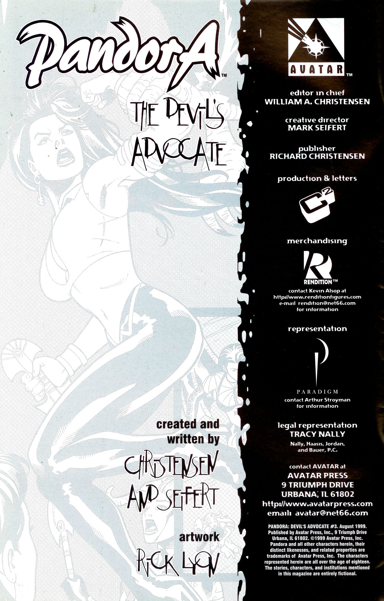 Read online Pandora: Devil's Advocate comic -  Issue #3 - 2