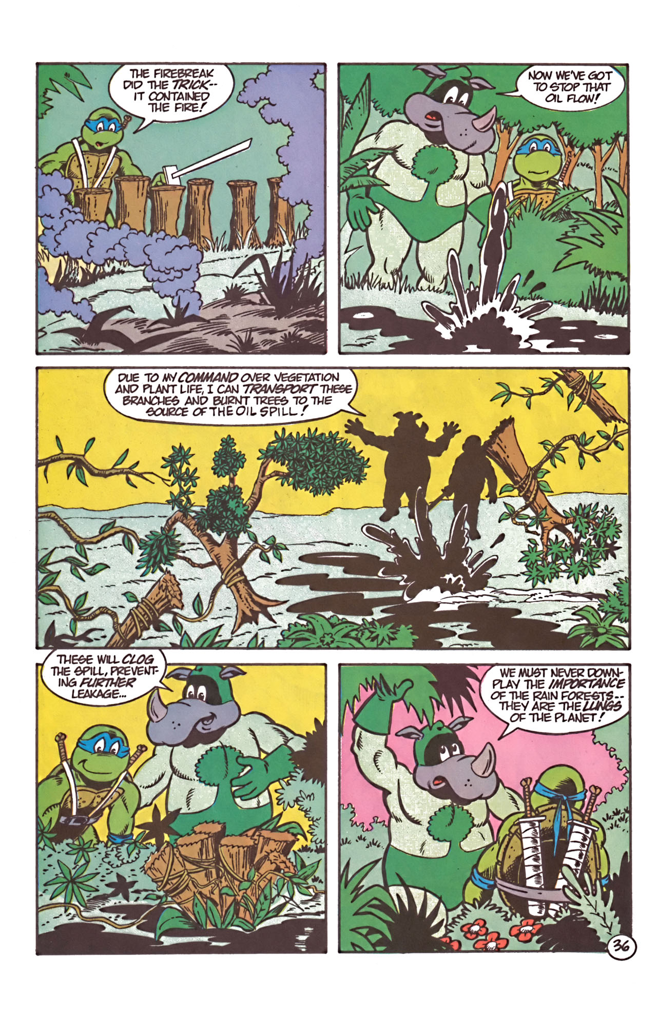Read online Teenage Mutant Ninja Turtles Meet The Conservation Corps comic -  Issue # Full - 42