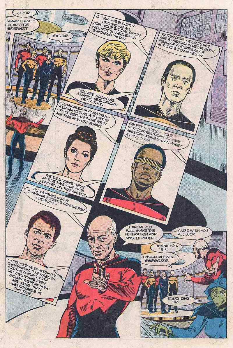Read online Star Trek: The Next Generation (1988) comic -  Issue #1 - 19