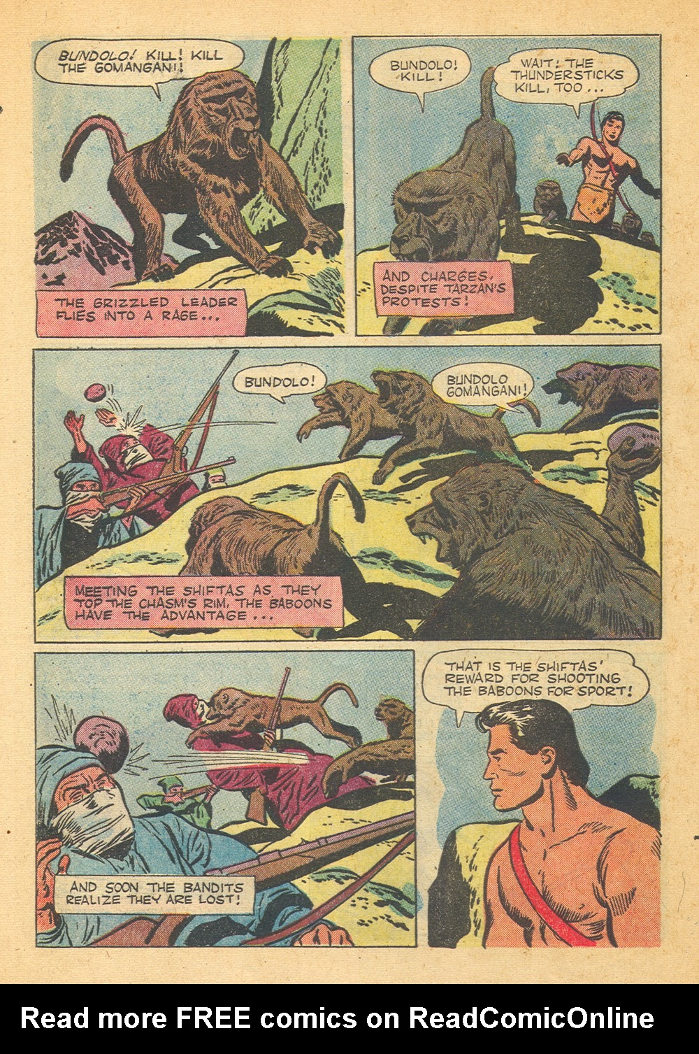 Read online Tarzan (1948) comic -  Issue #57 - 36