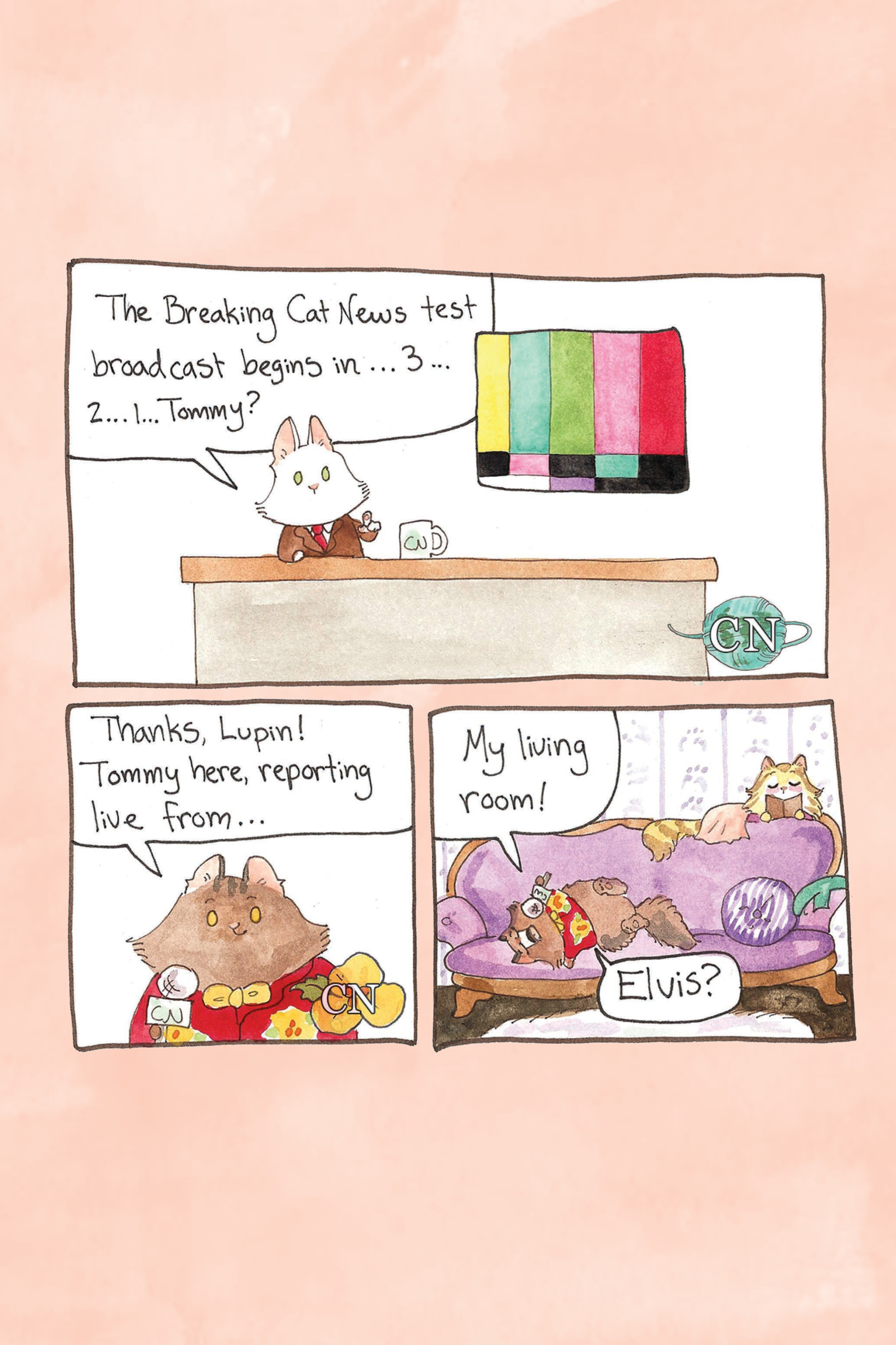 Read online Take It Away, Tommy! A Breaking Cat News Adventure comic -  Issue # TPB - 21