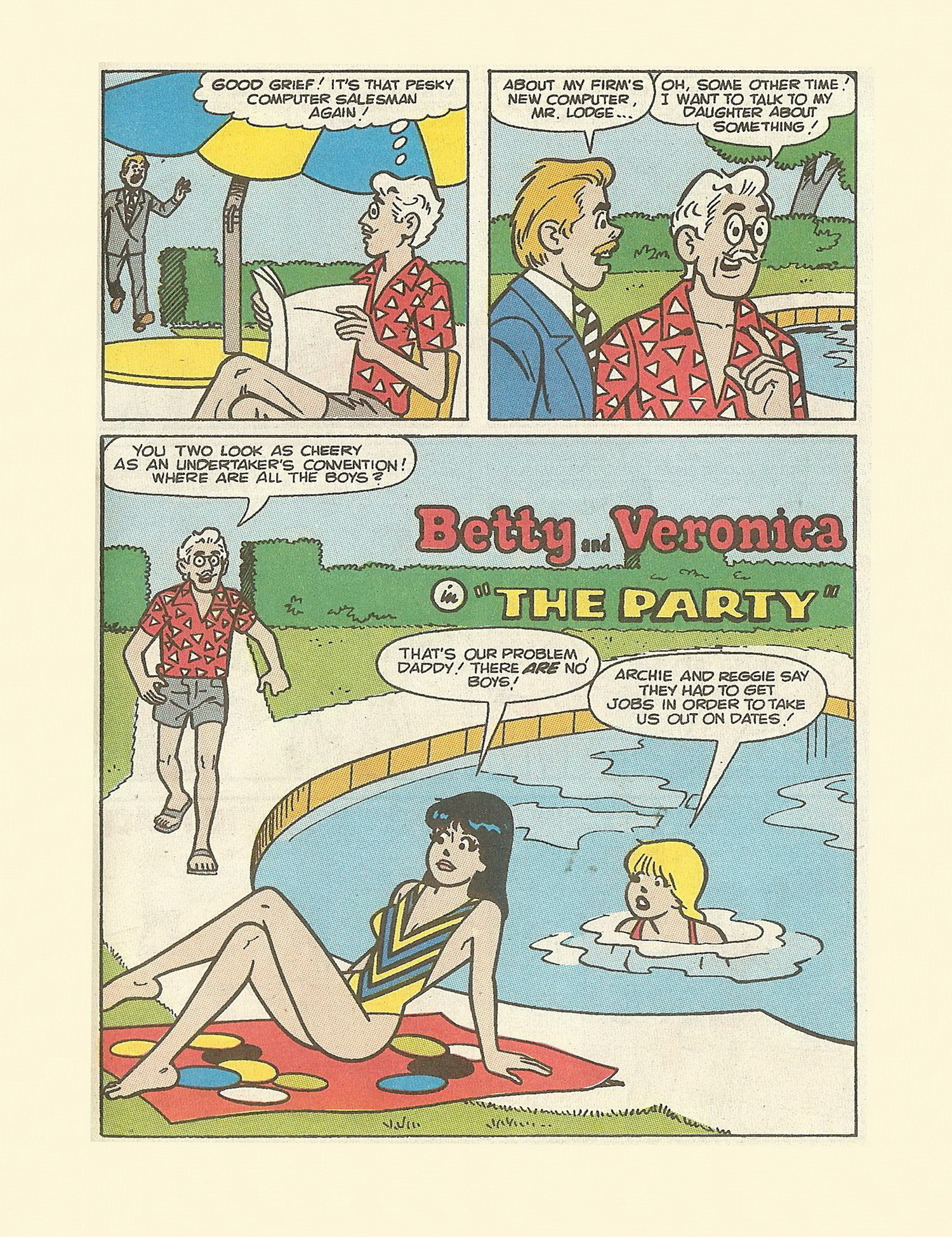 Read online Betty and Veronica Digest Magazine comic -  Issue #57 - 61