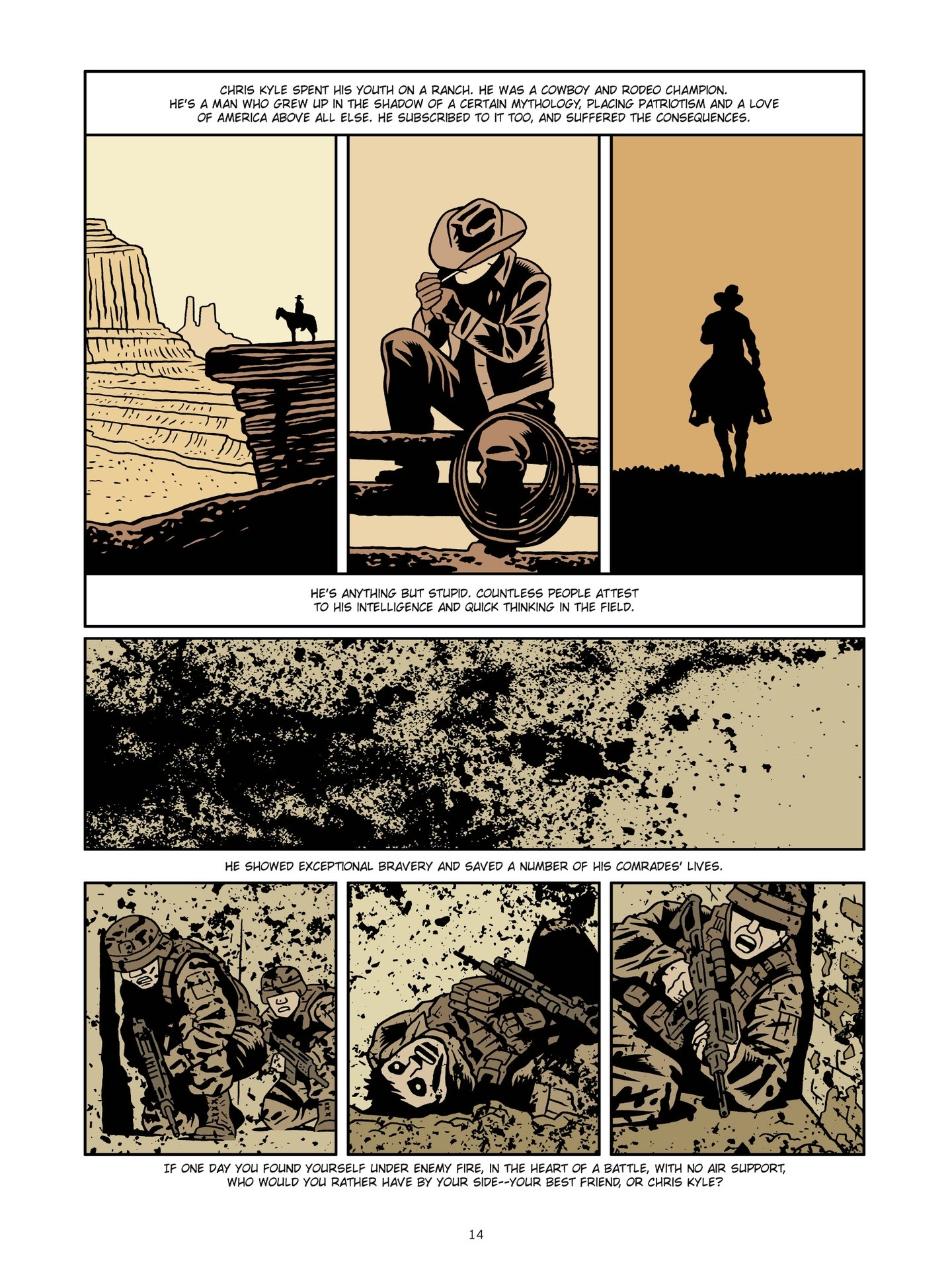 Read online The Man Who Shot Chris Kyle: An American Legend comic -  Issue # TPB 1 - 14