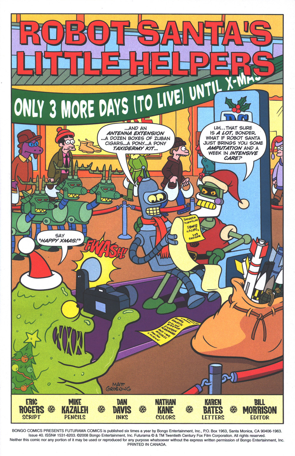 Read online Futurama Comics comic -  Issue #40 - 2