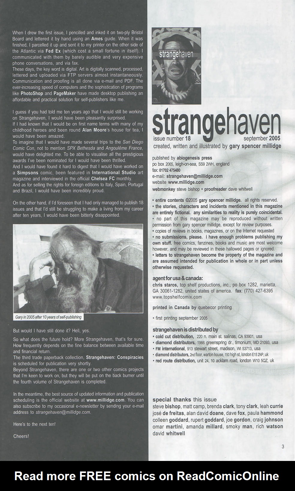 Read online Strangehaven comic -  Issue #18 - 3
