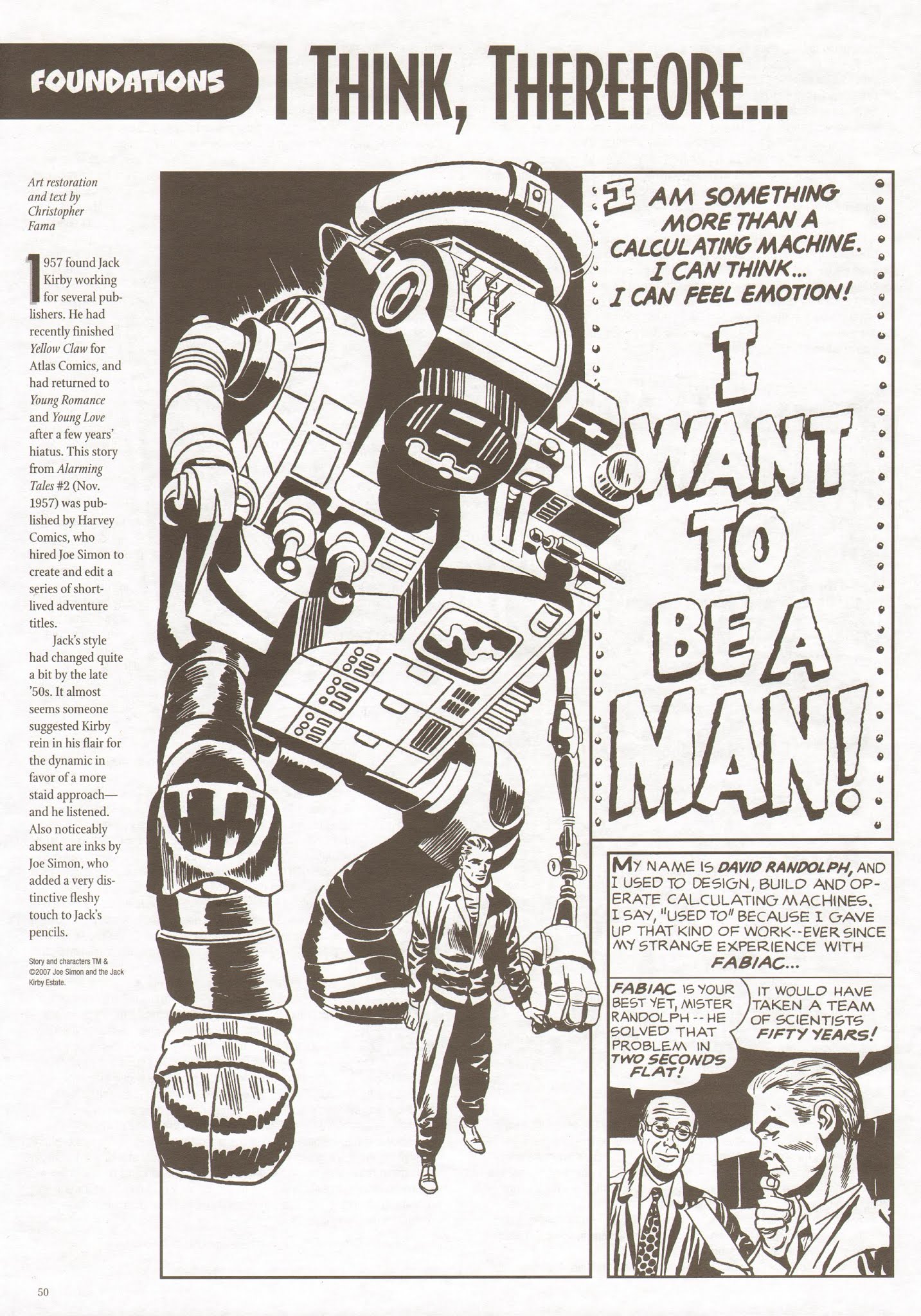 Read online The Jack Kirby Collector comic -  Issue #48 - 51