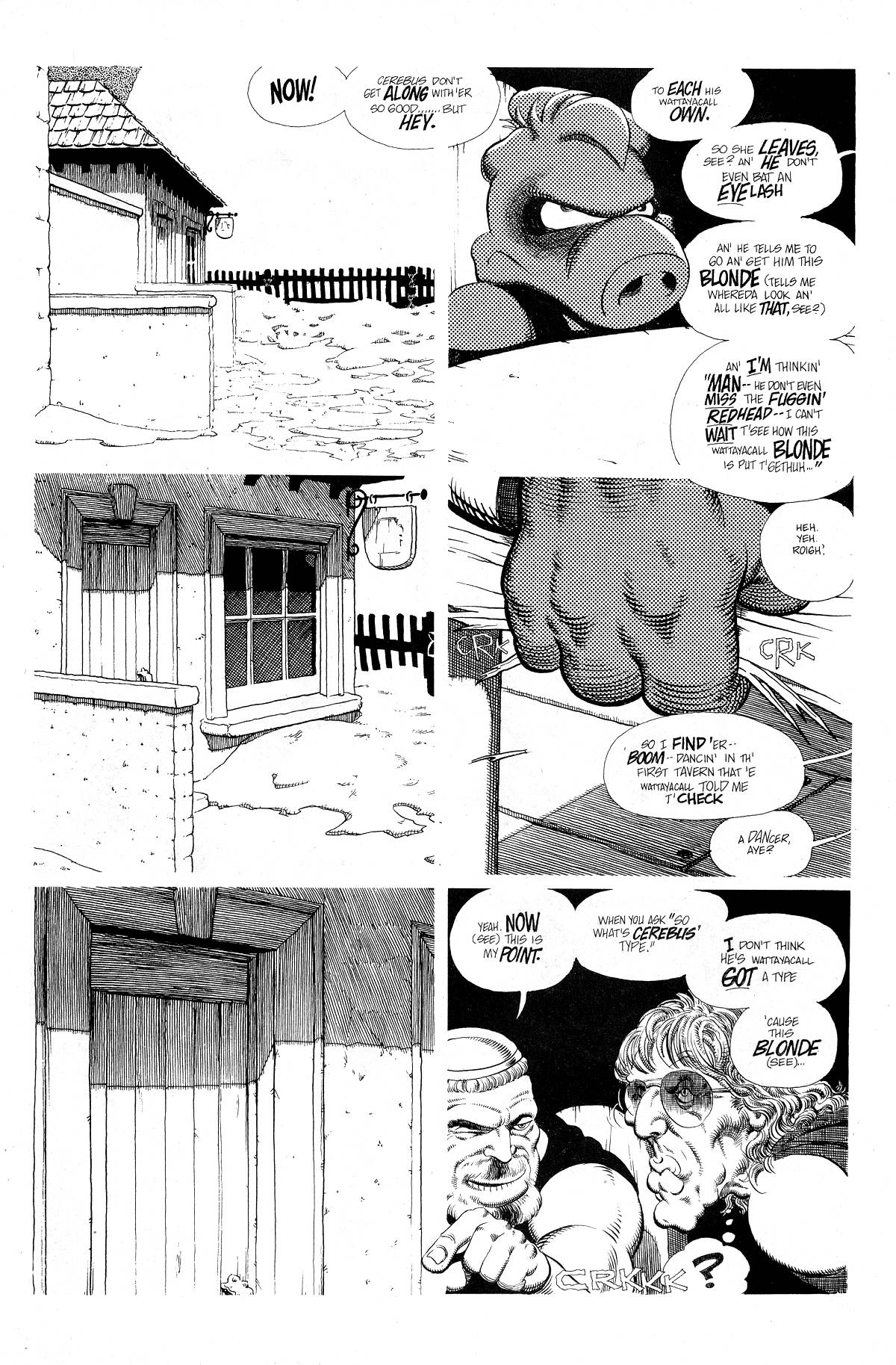 Read online Cerebus comic -  Issue #212 - 20