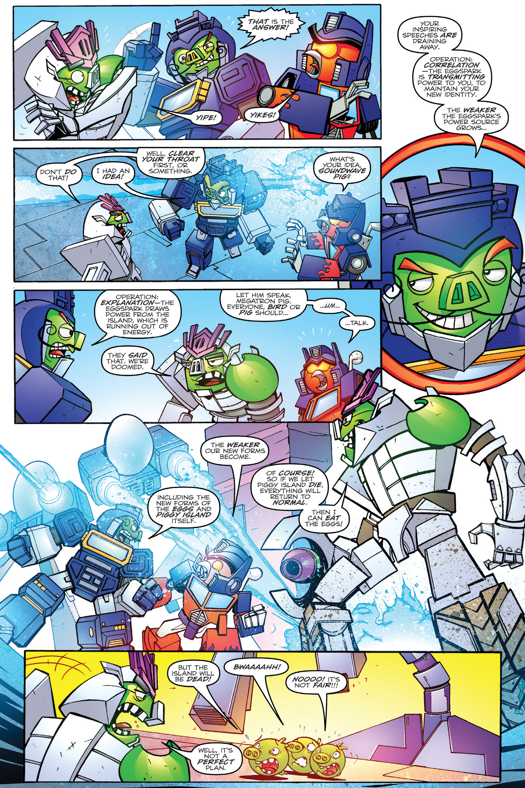 Read online Angry Birds Transformers: Age of Eggstinction comic -  Issue # Full - 72