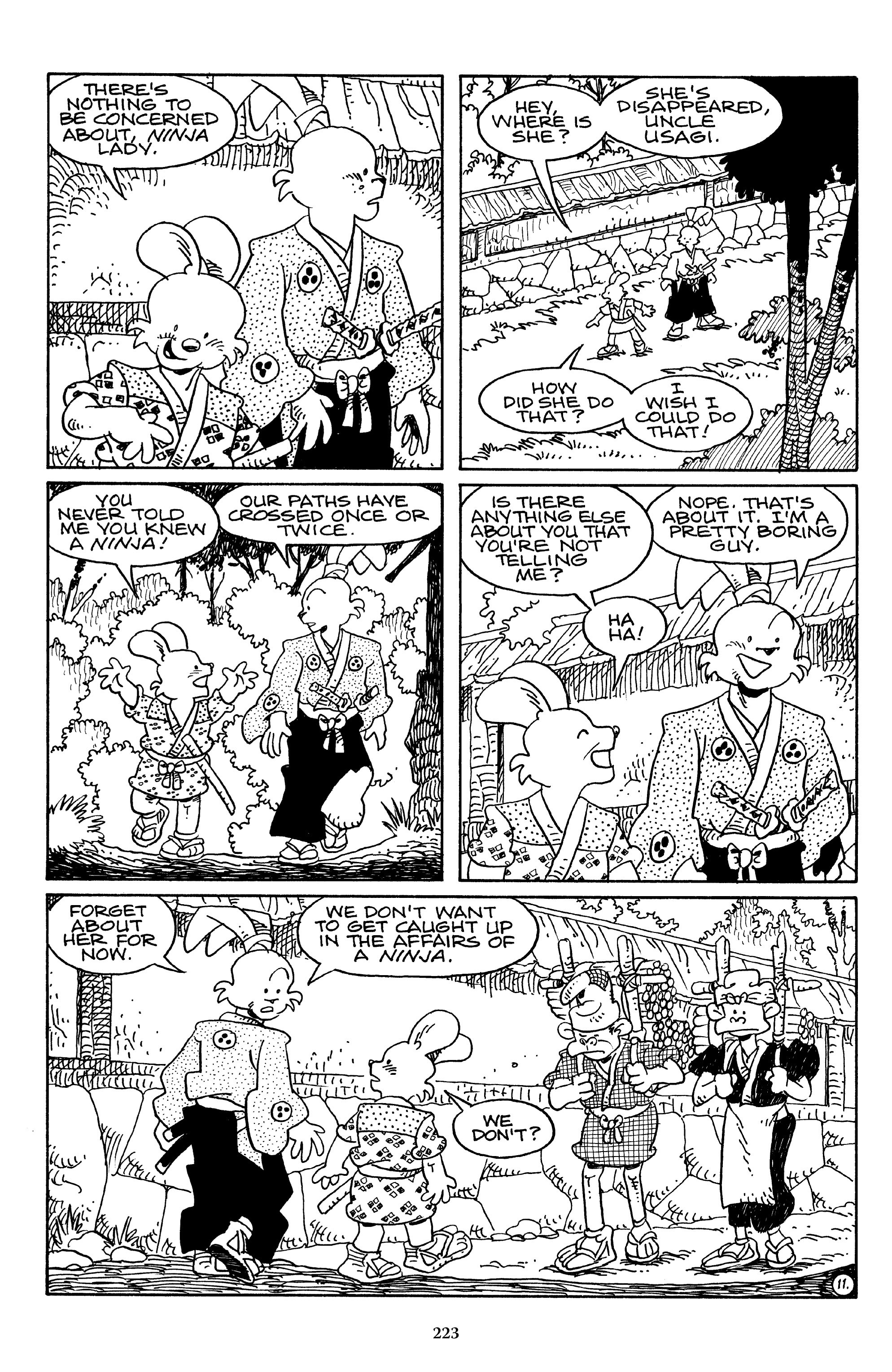 Read online The Usagi Yojimbo Saga comic -  Issue # TPB 4 - 220