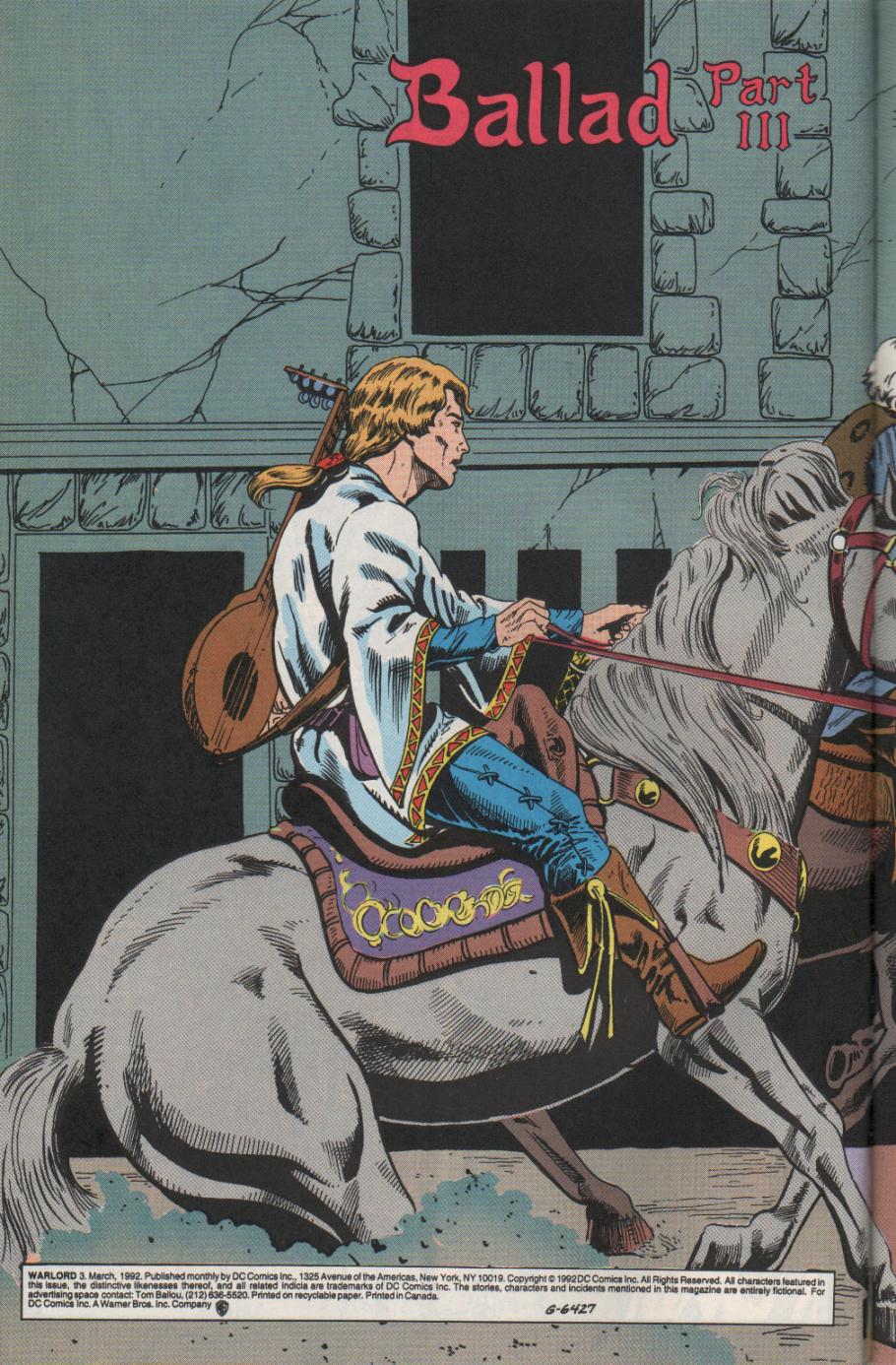 Read online Warlord (1992) comic -  Issue #3 - 4