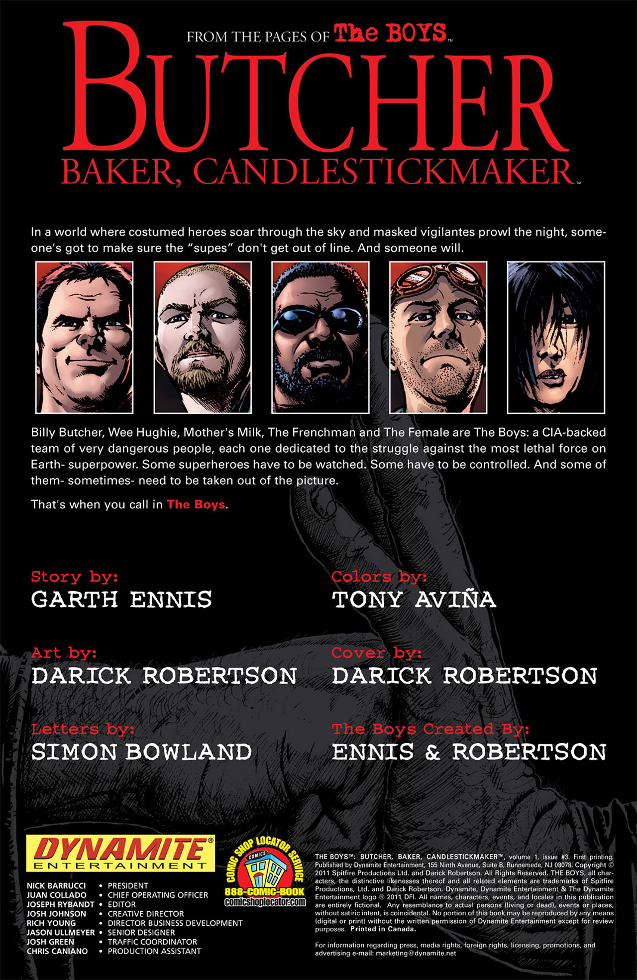 Read online The Boys: Butcher, Baker, Candlestickmaker comic -  Issue #3 - 2