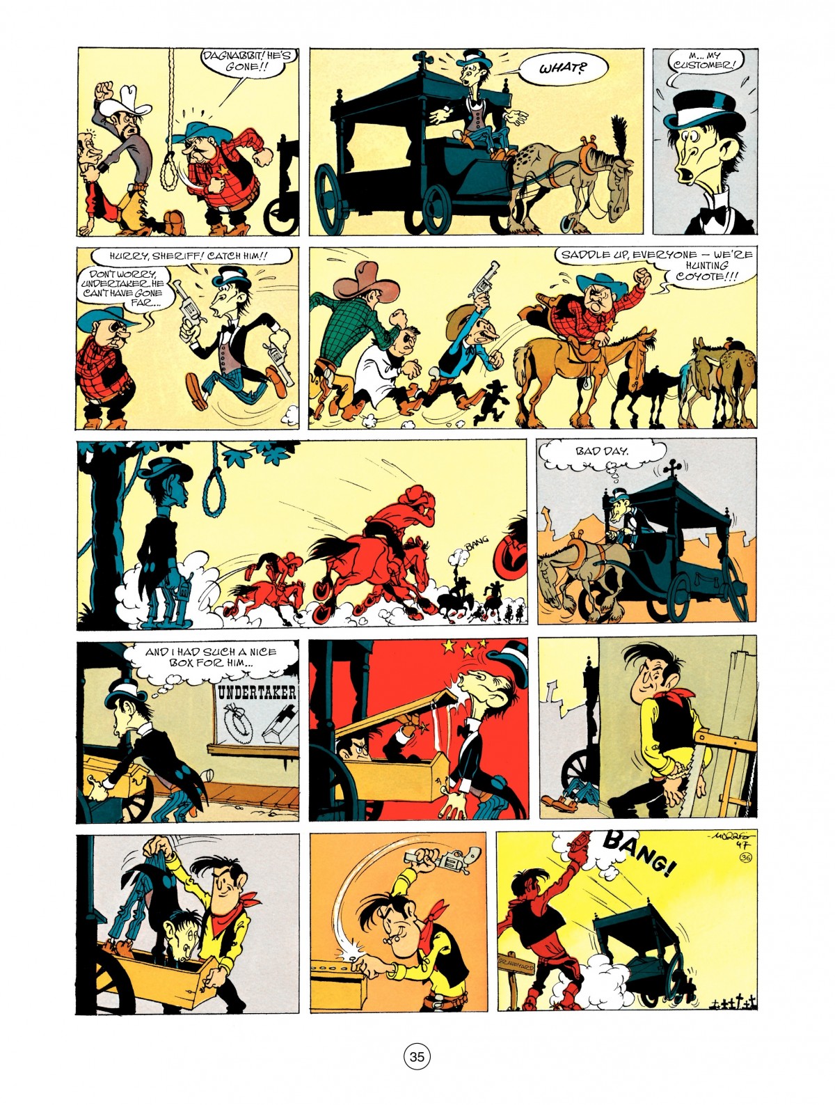 Read online A Lucky Luke Adventure comic -  Issue #48 - 35