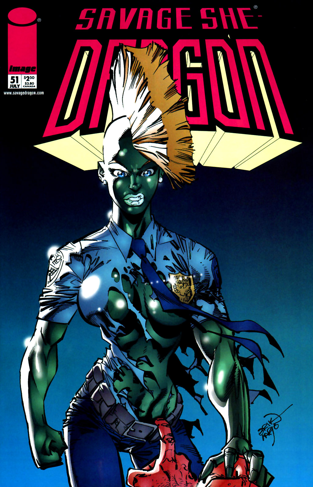 The Savage Dragon (1993) issue 51 - Page 1