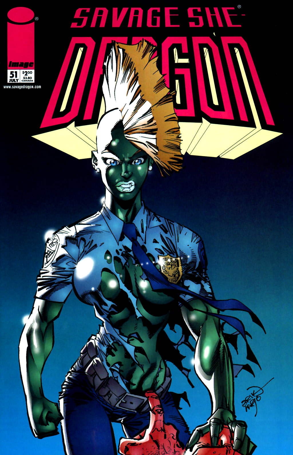 Read online The Savage Dragon (1993) comic -  Issue #51 - 1