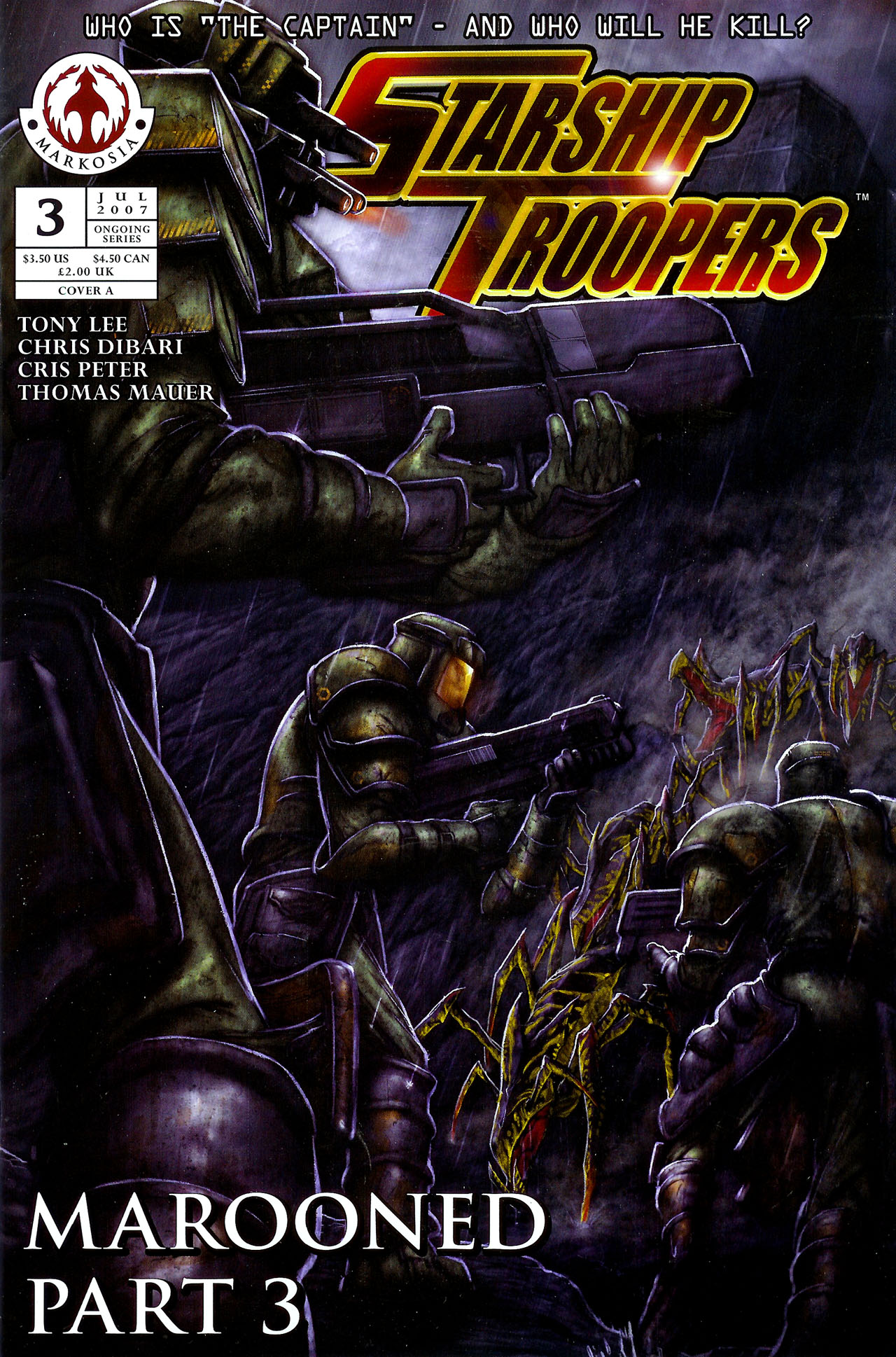 Read online Starship Troopers (2007) comic -  Issue #3 - 1