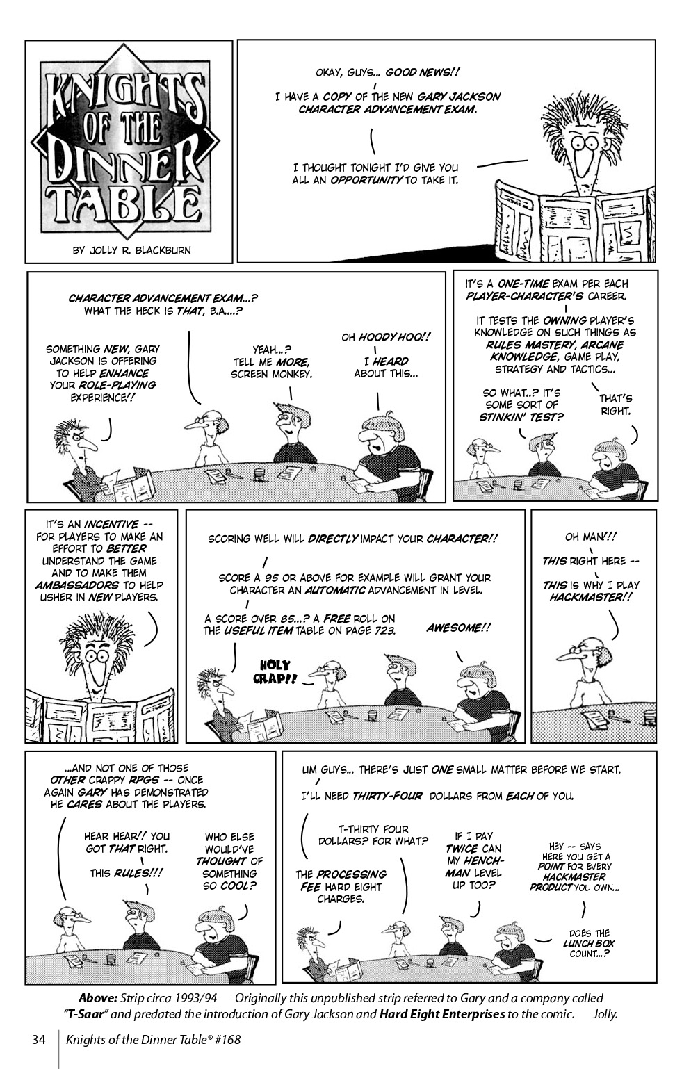 Read online Knights of the Dinner Table comic -  Issue #168 - 36