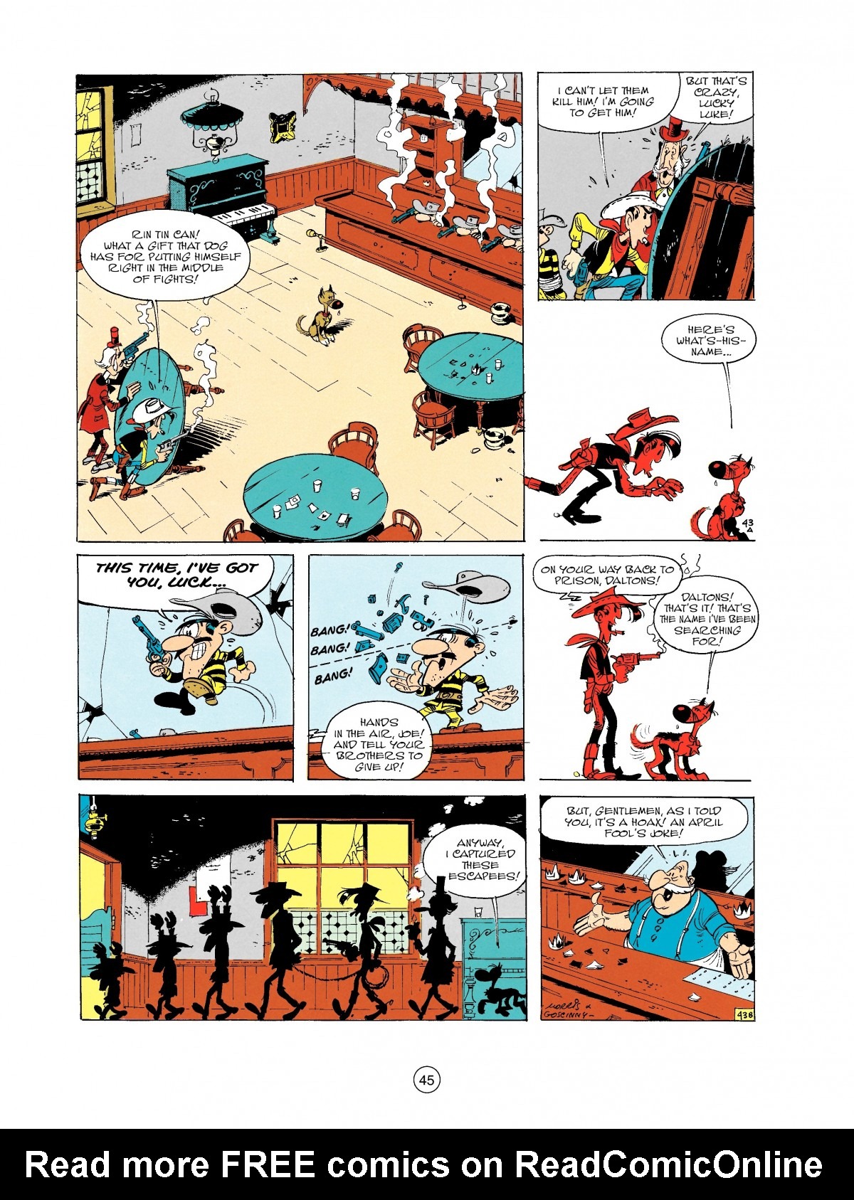 Read online A Lucky Luke Adventure comic -  Issue #36 - 45