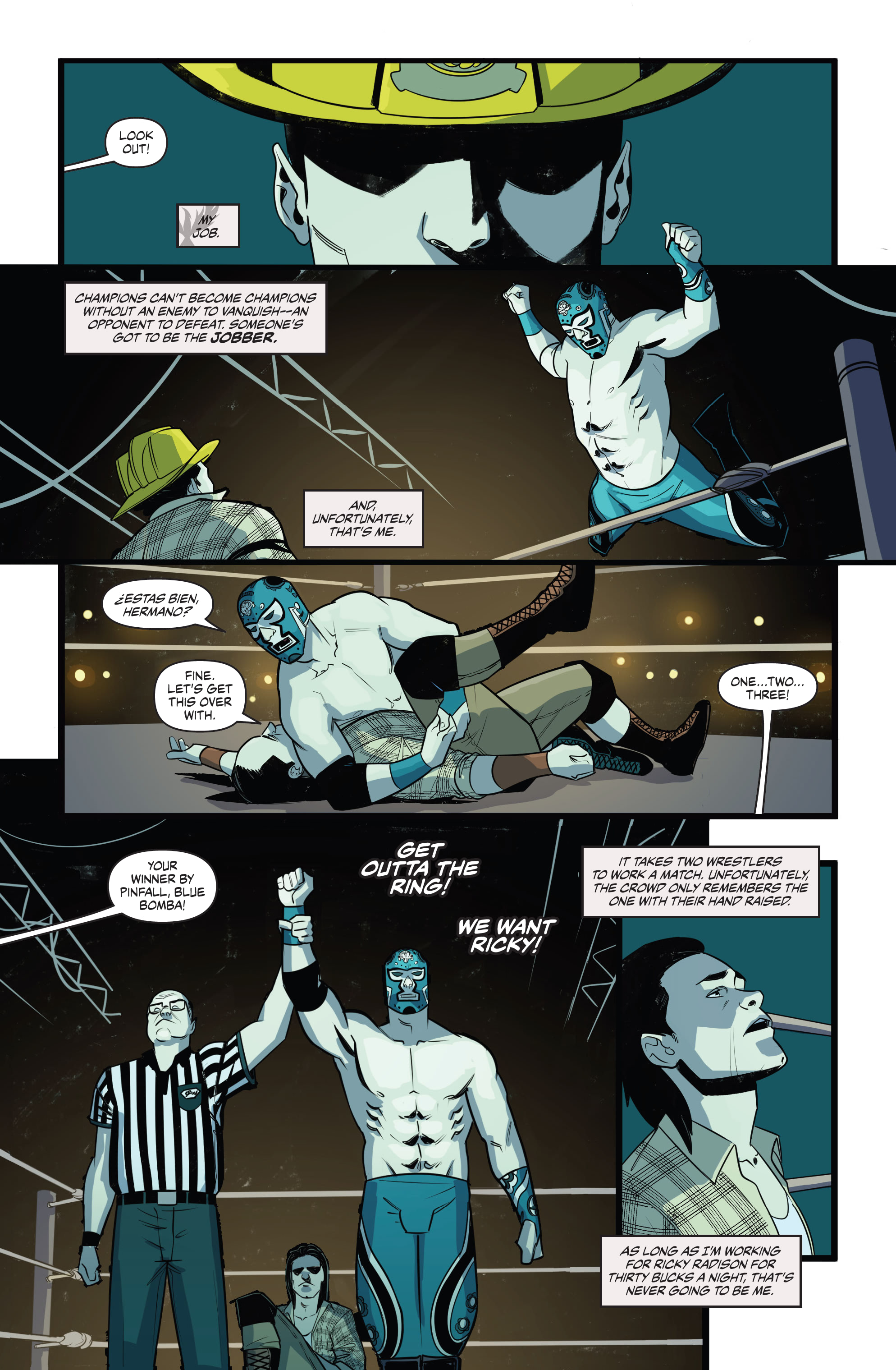 Read online Over the Ropes comic -  Issue # _TPB - 11