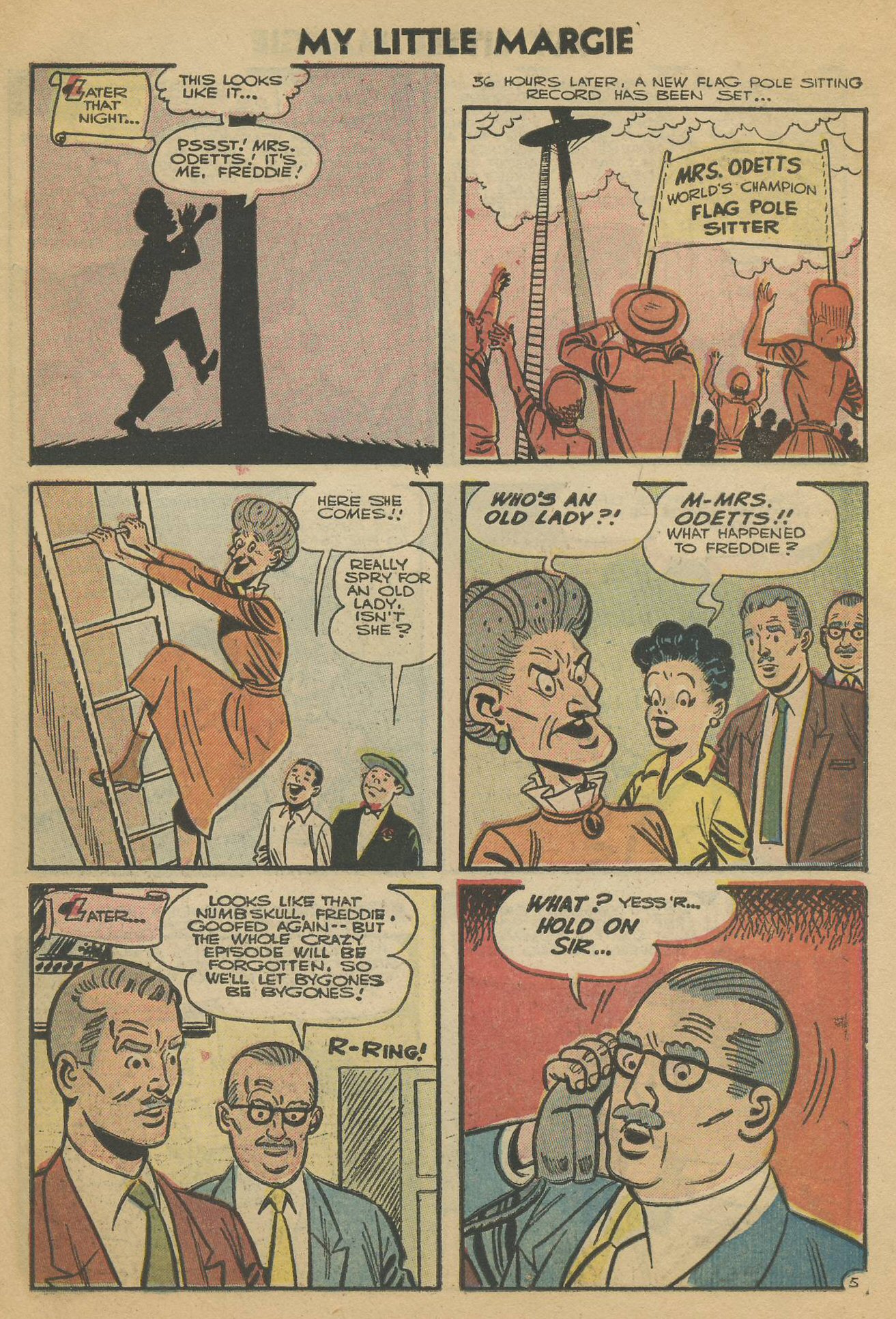 Read online My Little Margie (1954) comic -  Issue #12 - 23