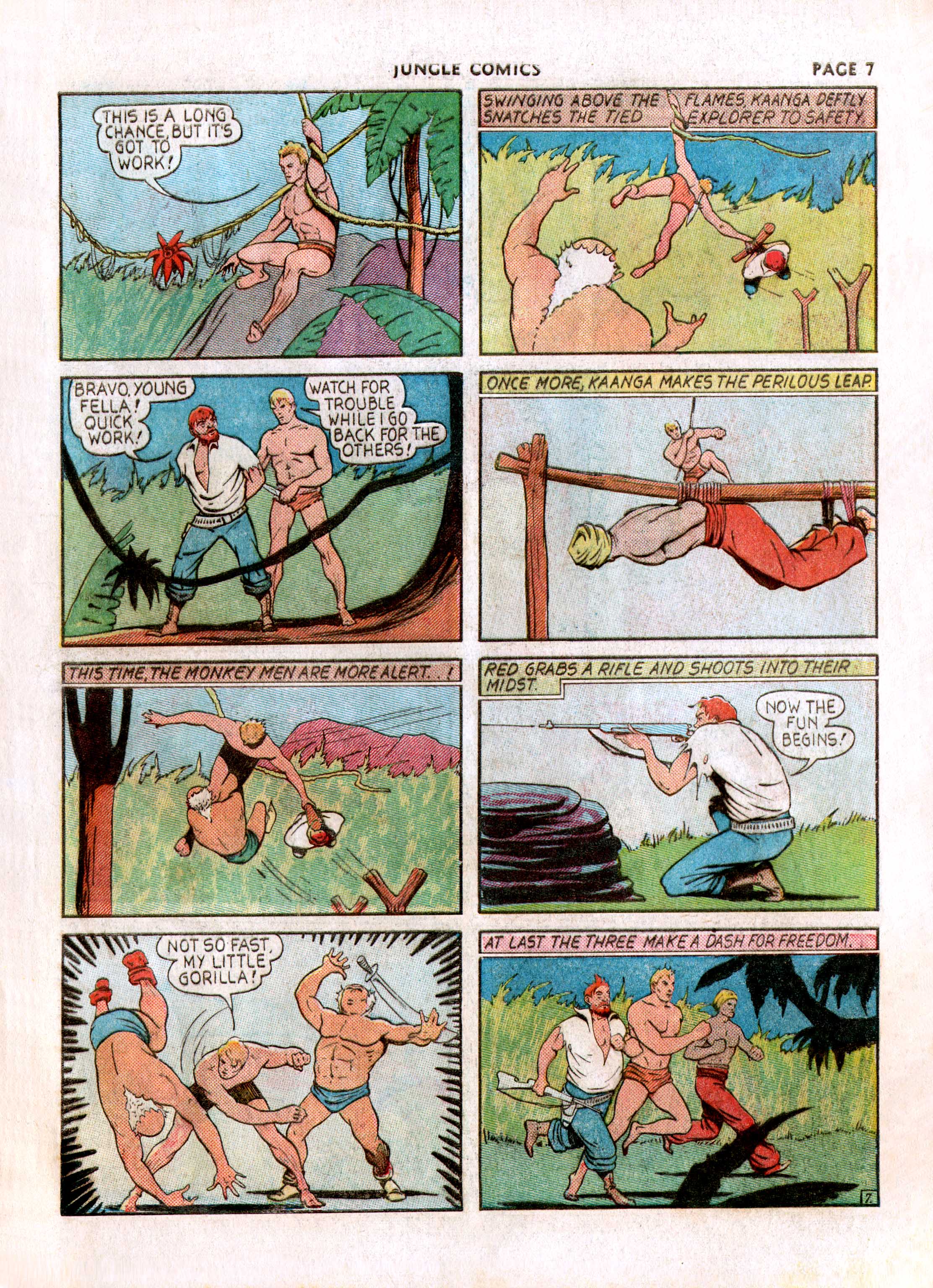 Read online Jungle Comics comic -  Issue #7 - 9
