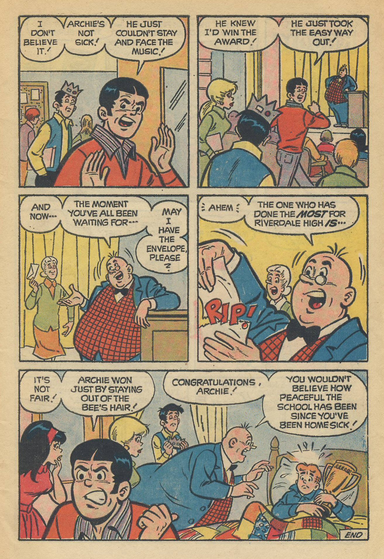 Read online Reggie and Me (1966) comic -  Issue #64 - 7