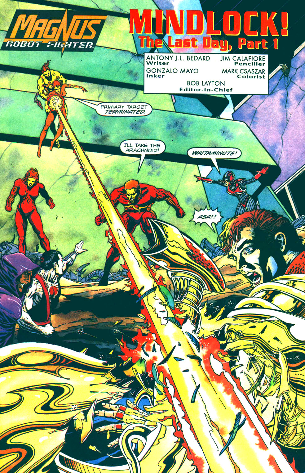 Read online Magnus Robot Fighter (1991) comic -  Issue #37 - 2