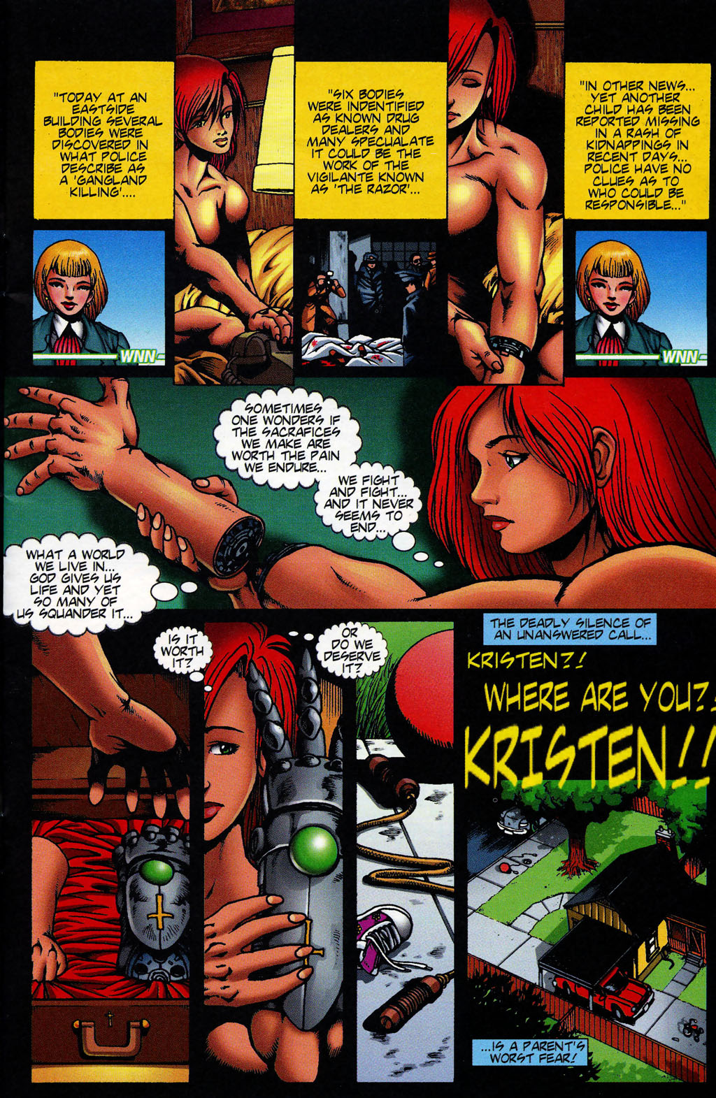 Read online Warrior Nun Areala vs. Razor comic -  Issue # Full - 11