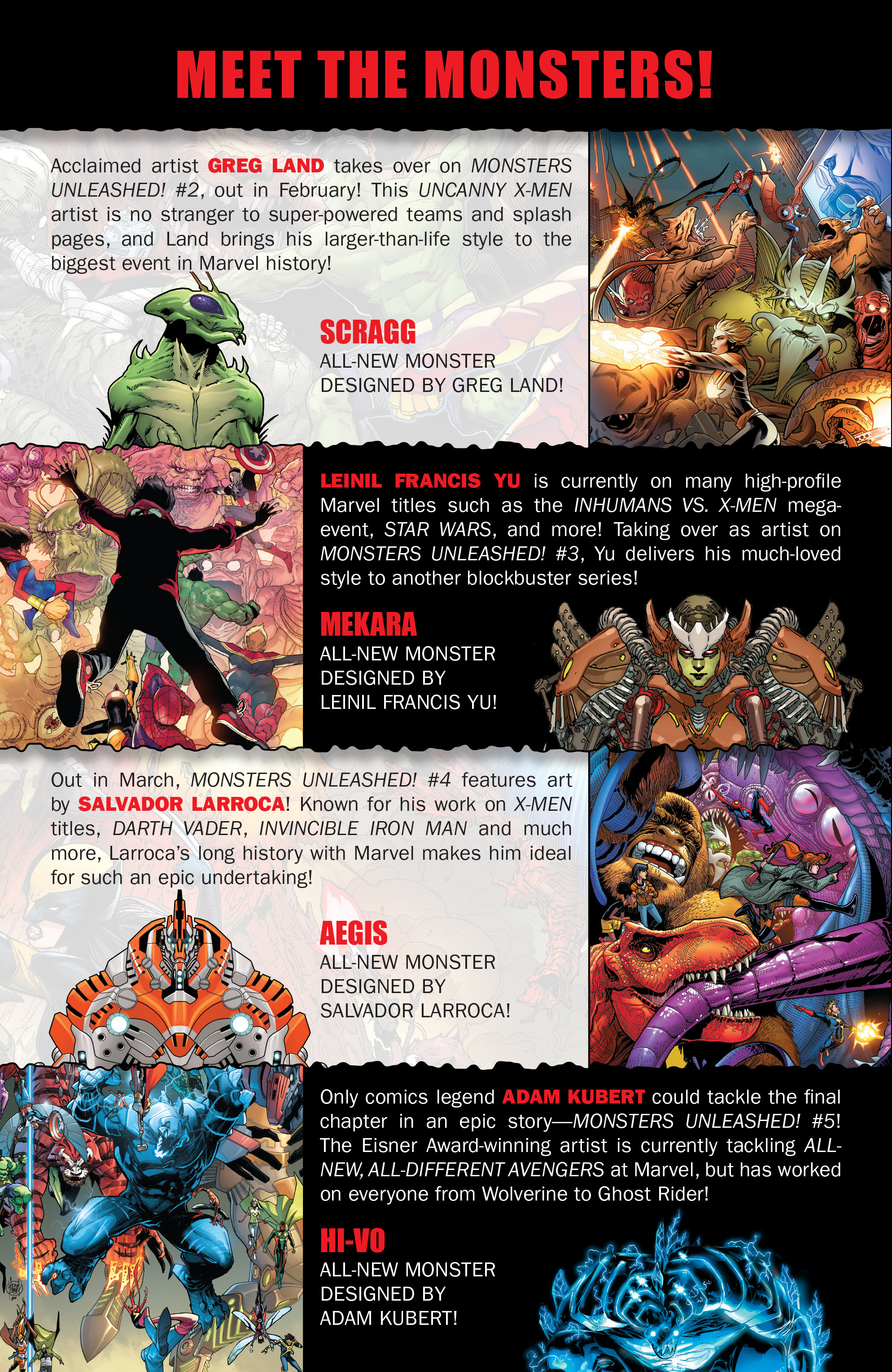Read online Marvel Free Previews Monsters Unleashed comic -  Issue # Full - 24