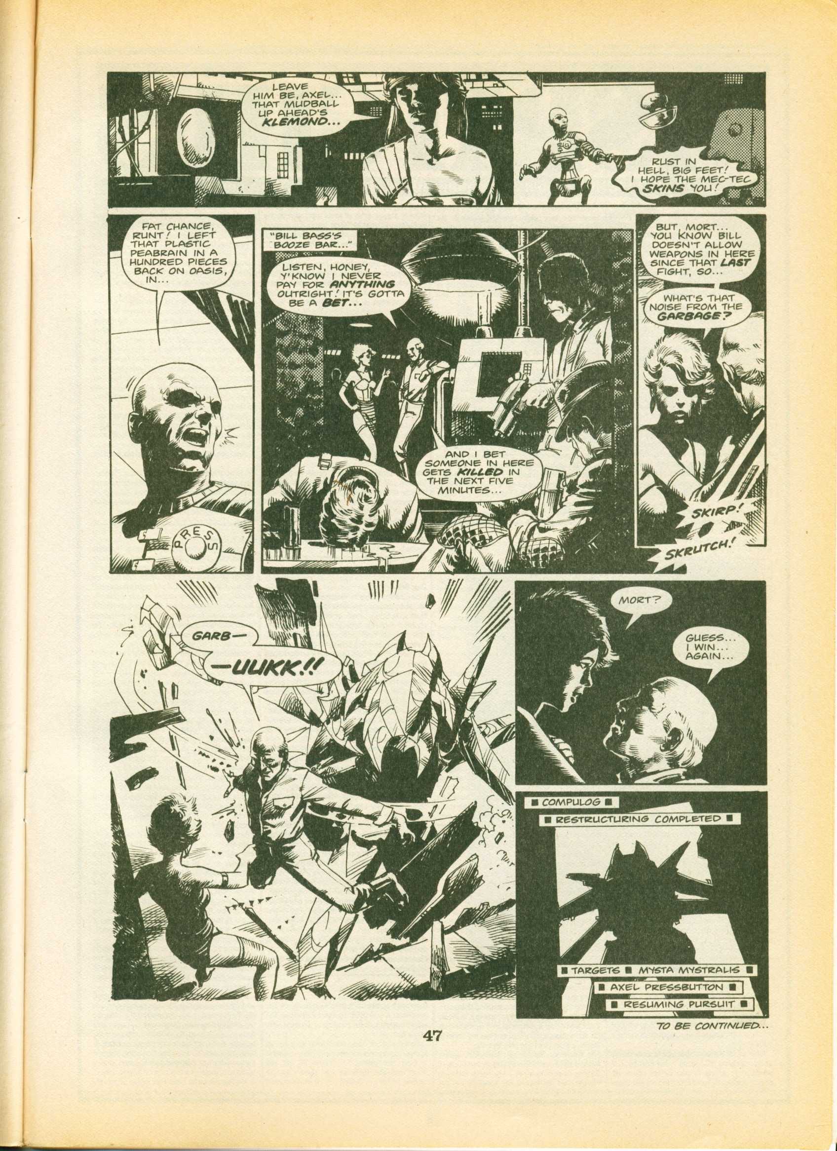 Read online Warrior comic -  Issue #9 - 47