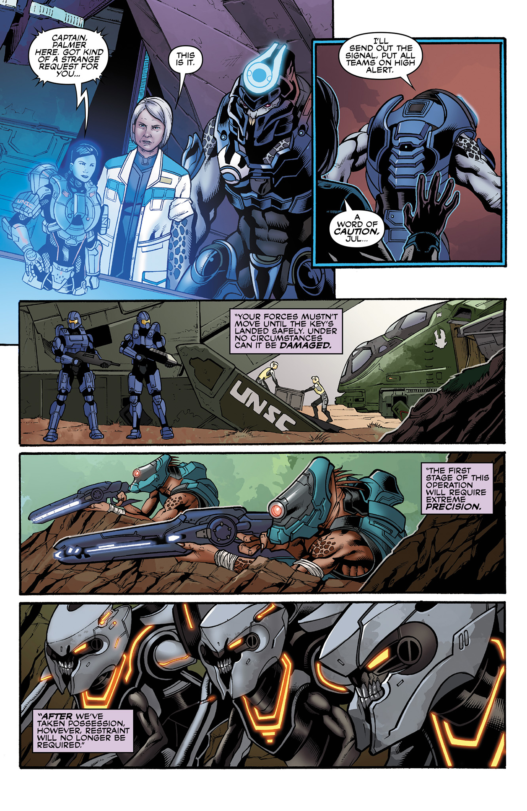 Read online Halo: Escalation comic -  Issue #14 - 13