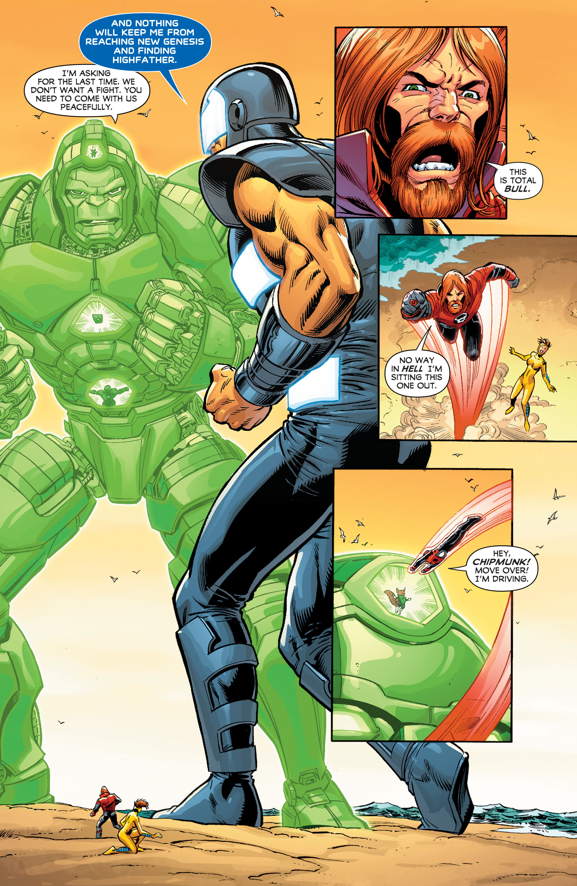 Read online Infinity Man and the Forever People comic -  Issue #6 - 10