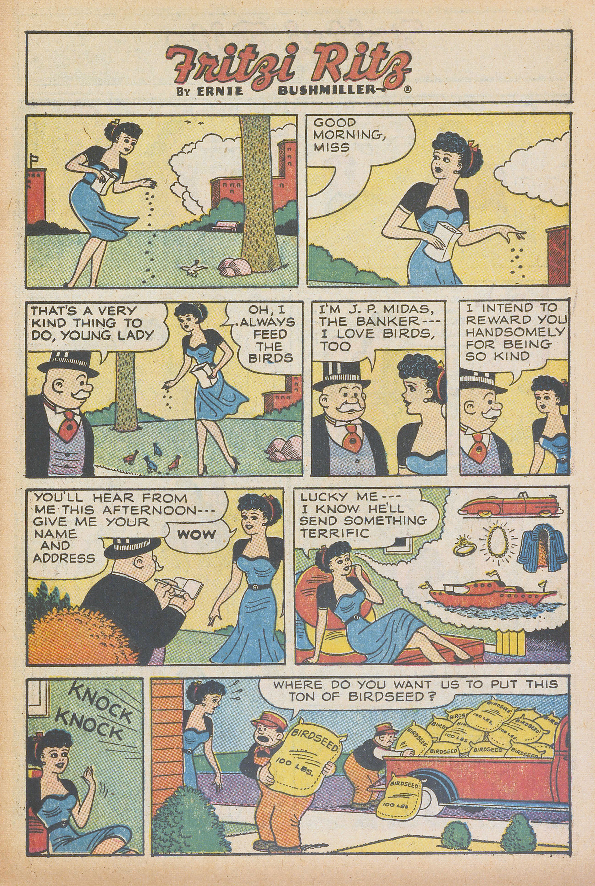 Read online Fritzi Ritz (1953) comic -  Issue #48 - 13