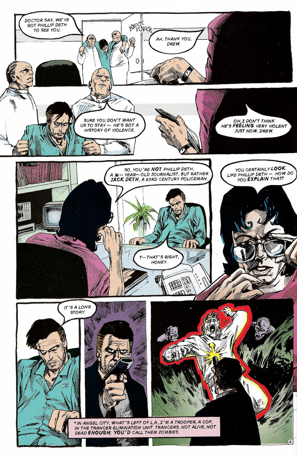 Read online Trancers (1991) comic -  Issue #2 - 8