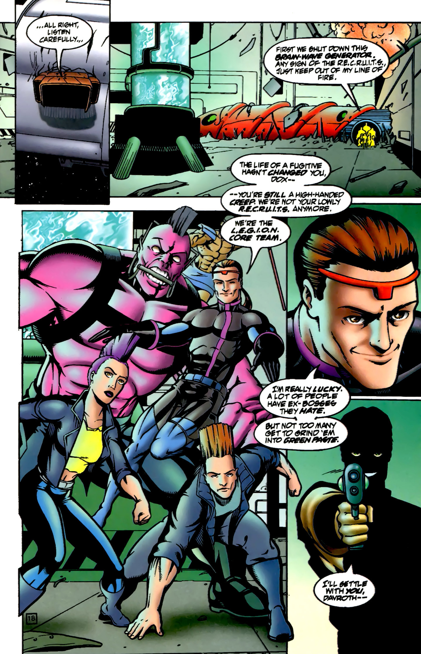 Read online R.E.B.E.L.S. '94 comic -  Issue #16 - 18