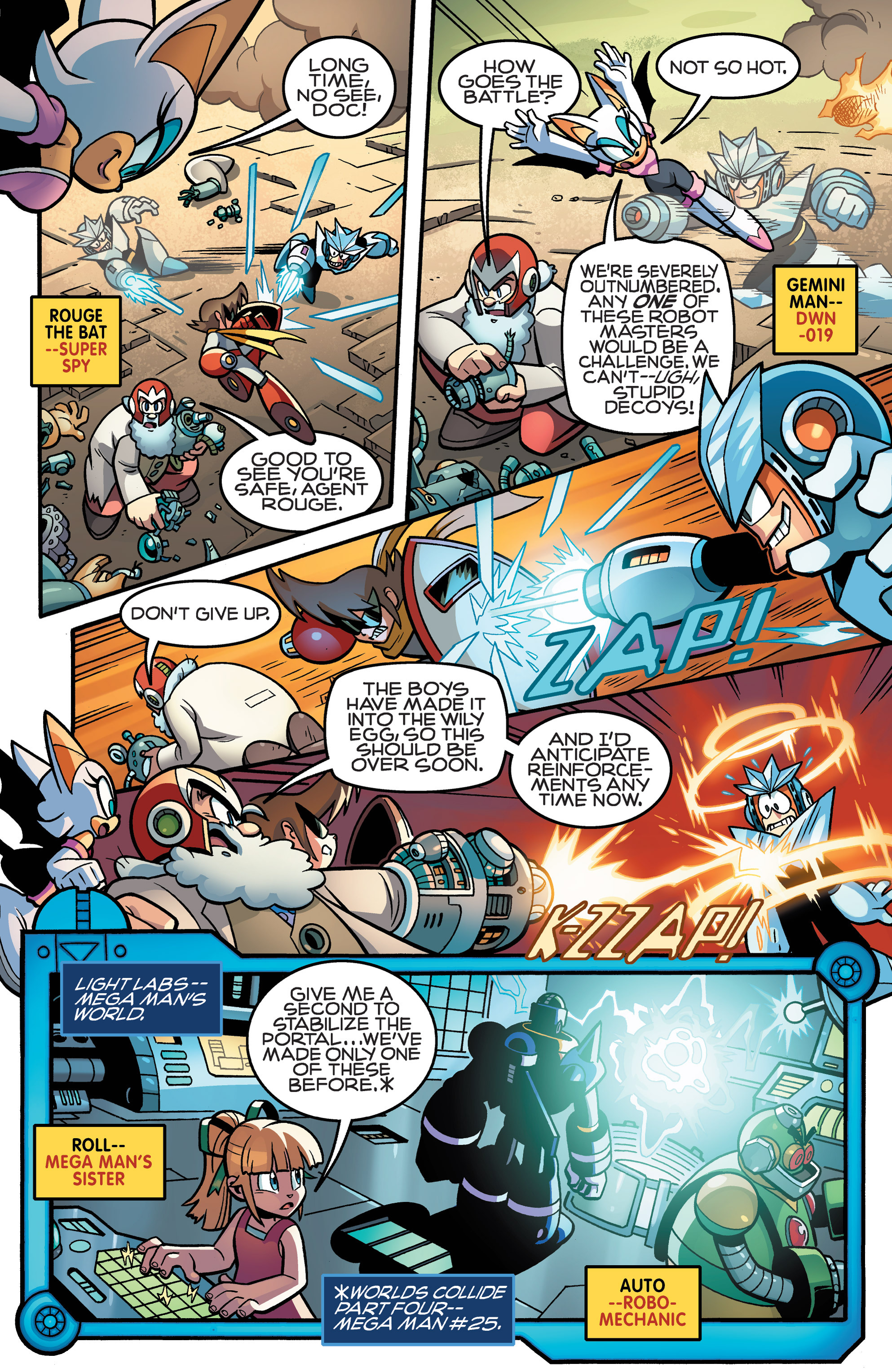 Read online Sonic Mega Man Worlds Collide comic -  Issue # Vol 3 - 54