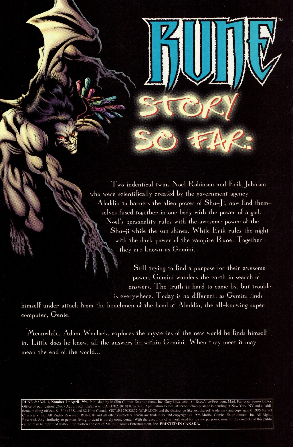 Read online Rune (1995) comic -  Issue #7 - 2