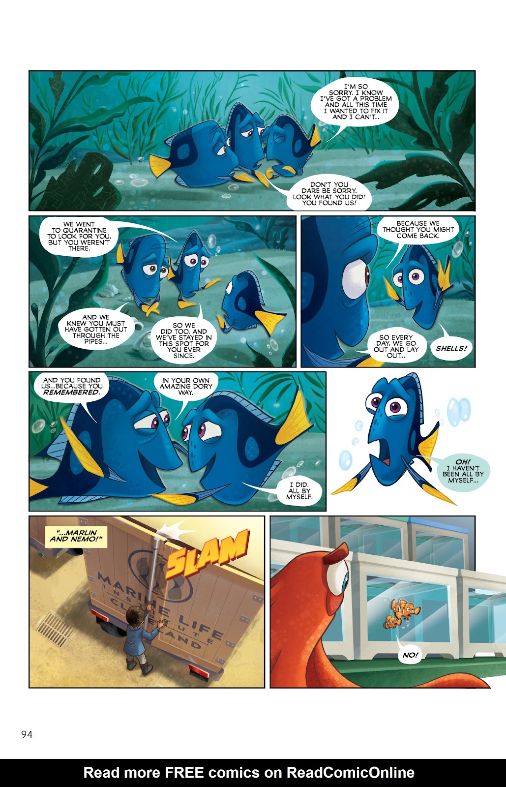 Disney/PIXAR Finding Nemo and Finding Dory: The Story of the Movies in Comics issue TPB - Page 94
