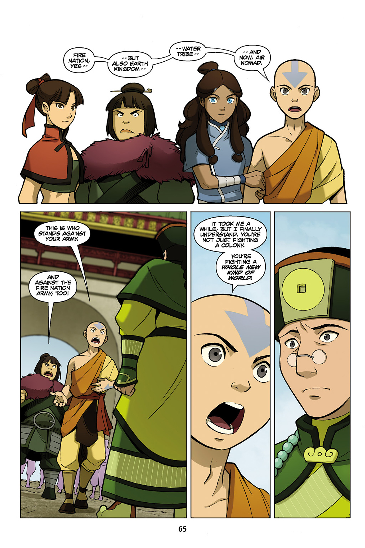 Read online Nickelodeon Avatar: The Last Airbender - The Promise comic -  Issue # Part 3 - 65