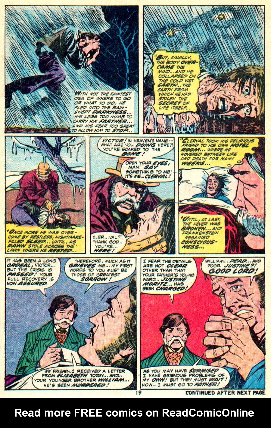 Read online Frankenstein (1973) comic -  Issue #1 - 14