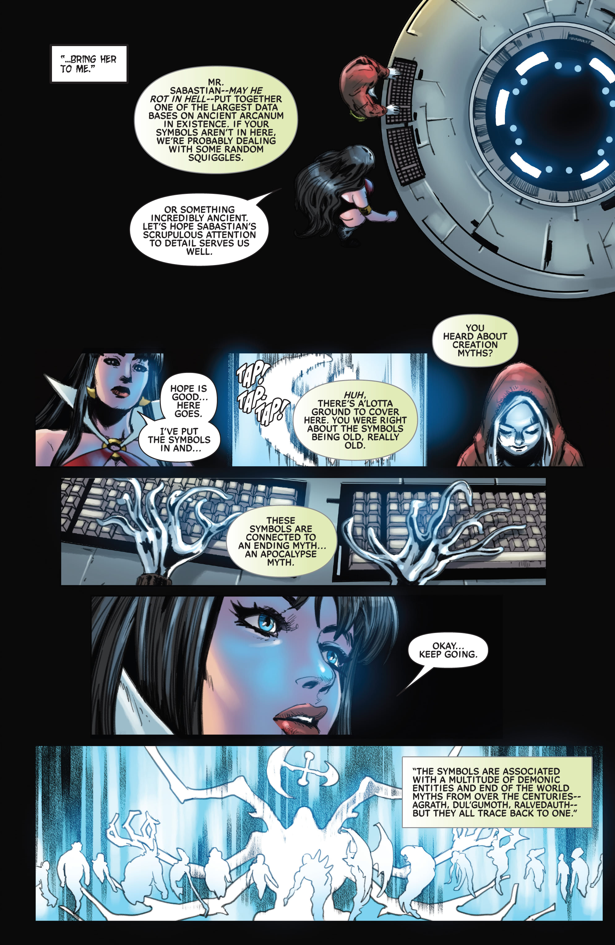 Read online Vampirella Strikes (2022) comic -  Issue #12 - 21