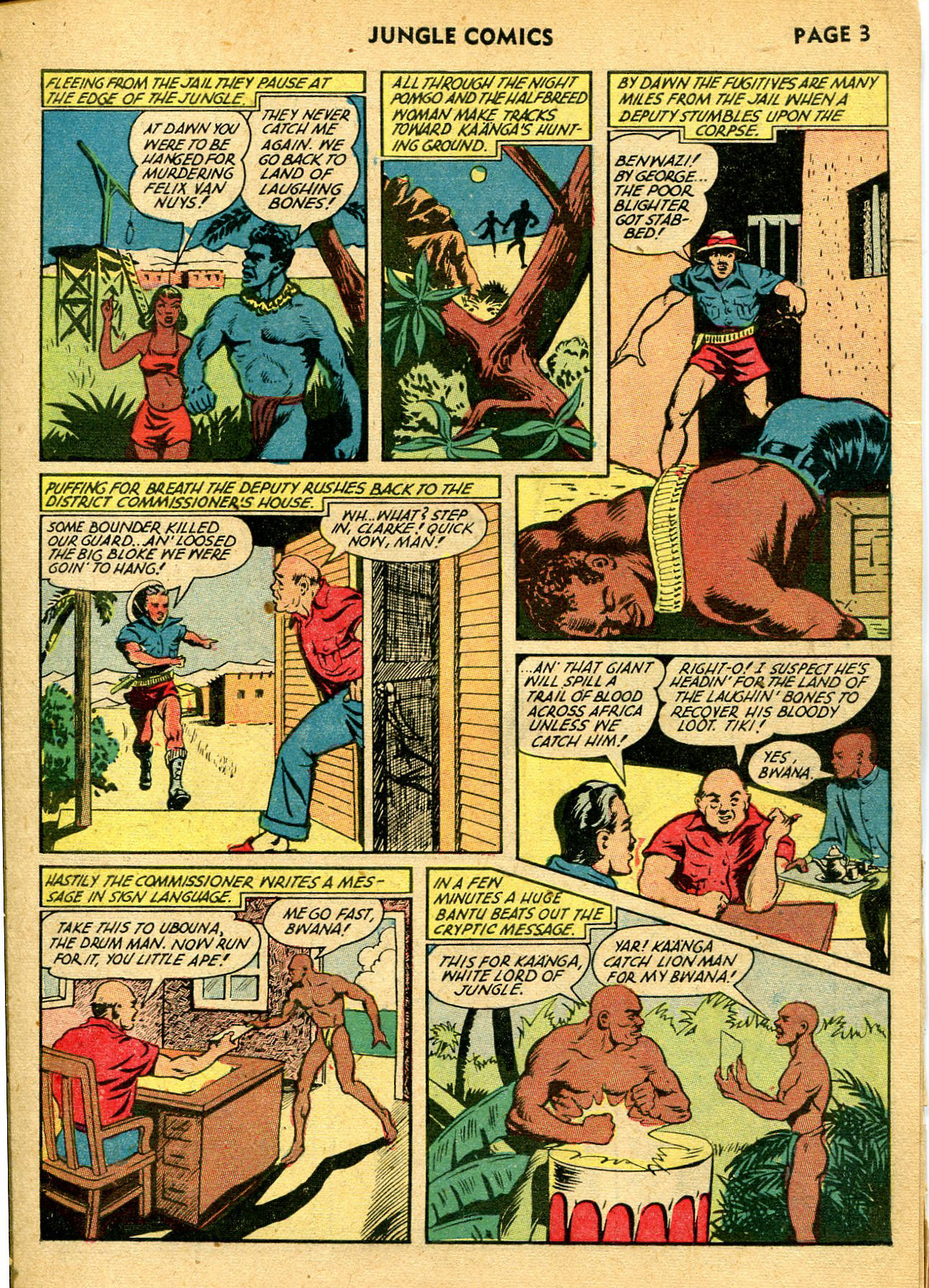 Read online Jungle Comics comic -  Issue #39 - 5