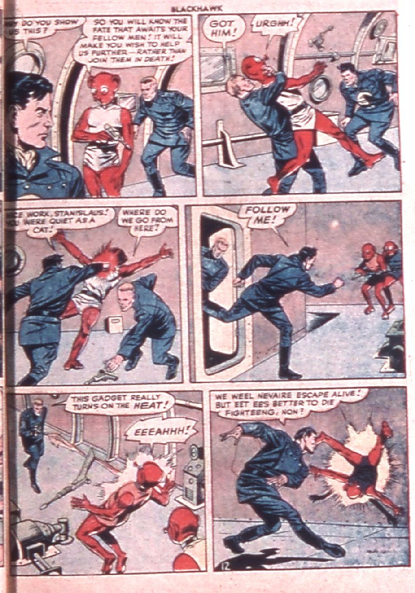 Read online Blackhawk (1957) comic -  Issue #22 - 47